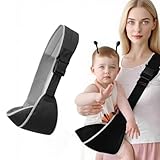 DOKRIN Marsupi a fascia,Marsupio porta-bebè portatile con cinghie laterali, adatto per neonati dalla nascita, cinghie regolabili, portata massima 30 kg