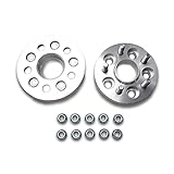 JINGLINGKJ Distanziali ruota 5 Lug PCD 5X100 foro mozzo 56MM forgiato confezione da 2