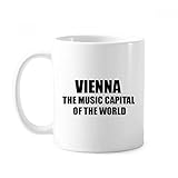 Tazza in ceramica da caffè e porcellana di Vienna Musica Capitale del Mondo