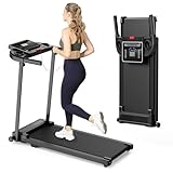 Tapis Roulant Elettrico Salvaspazio Pieghevole - Magnetico Tapirulan da Casa Walking Pad Treadmill for Home Use Manubrio Camminare Tappeto Portatile Scrivania Professionale Tappeto 10 km/h