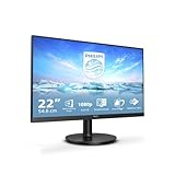 Philips 221V8 Gaming Monitor Adaptive Sync 75 Hz, Va, Full Hd, 4Ms, Hdmi, Vga, Attacco Vesa, Nero, 22"
