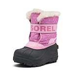Sorel Childrens Snow Commander Boot, scarponi Snow Commander per bambini, esterno impermeabile, trazione sicura, isolamento 200 g, interno in pile caldo - Unisex bambino