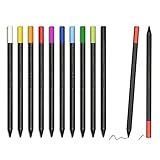 Perpetua Set Matite Ecologiche Lapis da Collezione Made in Italy Realizzati in Grafite Riciclata, con Gomma Incorporata Kit 10 Matite Design E Tecnologia per Scrivere E Disegnare Idee Regalo