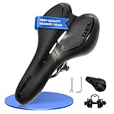 Homoto Sella Bici Da Corsa,Sella MTB Con Copertura Impermeabile Unisex accessorio per sella per mountain bike, sella comoda rimovibile e sostituibile