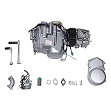 Kit motore a benzina a 4 tempi, motore semi-automatico da 125 cc, con attacco manuale, adatto per ATV Quad Dirt Pit Bike, compatibile con CRF50, CRF70, XR50, CT70, CT90, CT110 e altro ancora