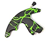 Sgancio Meccanico per Arco Compound Tre Dita Regolabile a Pollice Strumenti di Aiuto per Rilascio da tiro con L'Arco