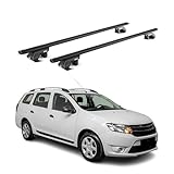 Barre portapacchi compatibili con Dacia Logan MCV Wagon 2007 – 2020 in alluminio TÜV nero 2X