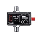 Tecatel ate-var20 – Attenuatore Variabile RF + Fi 20dB connettore fisso