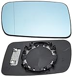 TarosTrade 57-0350-L-50643 Vetro Specchietto Retrovisore Riscaldabile Blu Lato Sinistro