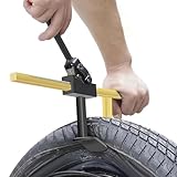 Bceer Cambio Gomme Manuale Acciaio Ad Alte Prestazioni Strumento Stallonatore Molto Durevole per Il Cambio Pneumatici Inserire La Protezione della Macchina per Pneumatici(Color:S)