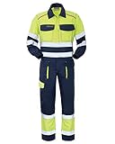 Rossini Trading A4015142XL Tuta TPS, Giallo/Blu, XL