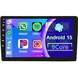 Android 15 Autoradio per Citroen C2 C3 2001-2010 con Carplay Android Auto, 9 pollici HD TouchScreen Schermo Navigatore con Bluetooth WiFi GPS RDS FM Schermo diviso(1+32GB 4Core)