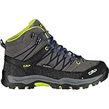 CMP Kids Rigel Mid Trekking Shoes Wp, Scarpe da trekking Unisex - Bambini e ragazzi, Graffite Marine, 39 EU