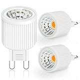 Eco.Luma G9 Lampadine LED 3W 300LM Bianco Caldo 2700K Equivalente 40W Lampada Alogena,Senza Sfarfallio,Angolo del Fascio 24°,G9 LED COB Lampada Adatto per faretto a soffitto spot,Confezione da 3