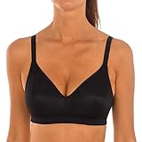Playtex Reggiseno Senza Ferretto Essential Support Donna x1, Nero, 34/3C