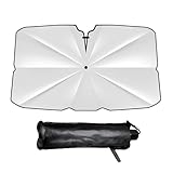 HNJDM Auto Parasole per Fiat 127 1971-1986, Anti UV Copertura del Parabrezza Coprisole Contro Parabrezza Copertura Parasole Accessori,A