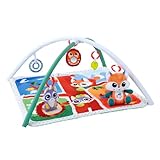Chicco Tappeto con Archi Foresta Magica, Palestrina Multifunzione con Tappeto Gioco Bambini, 5 Pendenti Staccabili, Volpe Peluche, Musica Rilassante e Luci Soffuse, Giochi Neonato 0+ Mesi, Multicolore