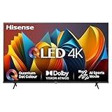 Hisense TV 55" QLED 4K 55E77NQ, Smart TV VIDAA U7, Dolby Vision, HDR 10+, Game Mode Plus, Dolby Atmos, Alexa Built-in, VIDAA Voice, Tuner DVB-T2/S2 HEVC 10, lativù 4K