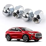 OEMASSIVE 4 dadi per ruote Nissan modelli Nissan 21 mm, M12 x 1,25 per cerchi in lega NISSAN Teana X-Trail Loulan March Sylphy Sunny Livina/Sylphy Tiida Q60/G Q70/M Series