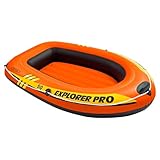 Intex Explorer Pro 50 Canotto Gonfiabile Galleggiante, Arancione, 137 x 85 x 23 cm