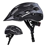 Dunlop Bicycle Helmet with Light M, Casco da Bicicletta Unisex, Nero