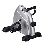 Uten Mini Cyclette, Uten Portable Under-Table Pedal Exercise Bike, Riabilitazione di Gambe e Braccia Con Display LCD, Per le Persone Che si Esercitano Raramente