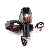 HHRDYY Indicatori di Direzione per Moto, Indicatori di Direzione per H&Onda XL700V Transalp 700 2008-2011 RVT1000R RC51 2000-2006 Indicatore Indicatori di Direzione(Fumo)