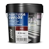 JOVIRA PINTURAS- 6 Chilo - Pittura per pavimenti esterni ed interni, garage e superfici sportive in genere, finitura opaca. Protegge le superfici in calcestruzzo, cemento (4 Litri, Rosso) B-18