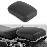 DREAMIZER Sedile Passeggero Posteriore per Moto con 8 Ventose per Sella Bobber Cruiser Chopper Custom (Nero)
