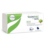 GM - 1152 Asciugamani Carta Ecologica 1 Velo Piegati a C – 6 Confezioni da 192 Pezzi, 100% Fibre Rigenerate, Formato 33×23 cm, Eco-Friendly e Igienici per Dispenser Bagno, Uffici e Locali Pubblici
