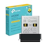 TP-Link AX300 WiFi 6 USB, Chiavetta WiFi per PC Fisso, 2.4 GHz 286 Mbps, Supporta Windows 11/10/7 e Linux, Modalità AP, Design Nano, MU-MIMO, OFDMA, Archer TX1U Nano