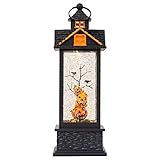 Lanterna romana di Halloween Jack o Lanterna Swirl Glitter Globe, 29 cm