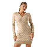 Guess W5BK25Z3JD2-FNI4 Vestito Donna, Multicolore, L