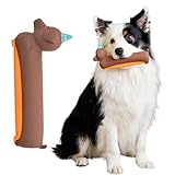 Culinavog Giocattolo Interattivo per Cani, Giocattoli da Masticare in Lattice per Cuccioli, Giochi Interattivi per Cane, Facile da pulire, Regalo per Cani di Piccola e Media Taglia (21×9.5cm, Marrone)