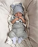 Anano Bambola Neonato Reborn Maschio Occhi Aperti 46CM Bambole Reborn In Silicone Maschio Morbido Realistica Bambole Che Sembrano Vere Bambolotto Reborns