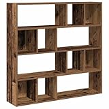 vidaXL Libreria/Divisorio Legno Antico 105x24x102 cm, divisorio, Mobile Porta Libri, scaffalatura, divisorio Ambienti, scaffale, divisorio Camera