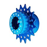 Cervus Kit di conversione Bici Bicicletta a Cassetta Compatibile Shimano 18T Colori (Blu)