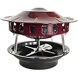 BLUEZY Ventilatore per Camino 80W/100W Evacuatore di Fumi per Camino, Aspiratore Fumo Ventola Aspirazione Canna Fumaria Alta Temperatura Ventilatore di Scarico per Camino 80W