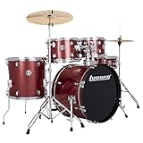 Ludwig Accent Fuse 5PC Drum Set Red Sparkle - Batteria set