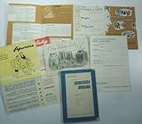 Insieme di 5 brochure Liebig compreso il Catalogo delle figurine