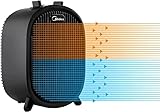 Midea NF20-20ABE Termoventilatore Basso Consumo 2000W per Uso Domestico, Stufe Elettriche Portatile, Riscaldamento Rapido, Ambienti Spaziosi e Uffici, Silenzioso, Nero