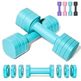 4,54 KG Set di manubri regolabili, 4 in 1 set di pesi liberi per donne uomini Regolare i pesi per la mano Set di pesi per la palestra di casa Esercizio di allenamento di forza attrezzature - Blu