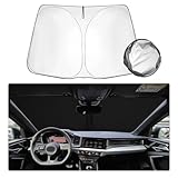 SHAOHAO Compatibile con Audi A1 GB 2019-2024 2025 Parasole pieghevole, protezione dai raggi UV e dal calore, parabrezza Accessori per auto Parasole Audi A1 2024