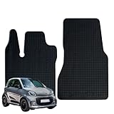 TAPPETI - TAPPETINI IN GOMMA 3D TPE NERI PER SMART Fortwo 453 dal 2019 in poi