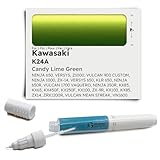 Genuine Colors Pennarello a vernice CANDY LIME GREEN K24A compatibile/ricambio per Kawasaki Verde