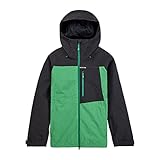 Burton 23359100002 Giacca da Snowboard, True Black/Clover Green, S