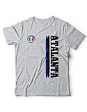 T-Shirt Atalanta Vari Colori Sport Calcio Tifosi Ultras la Dea (S, Grigio)