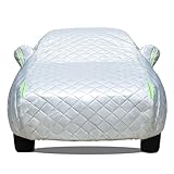 Gaoxianglin Telo Copriauto Antigrandine Imbottito per Volkswagen Lupo GTI 2000-2005 (Hatchback), Telo Grandine Vento Copri (Silver,per Volkswagen Lupo GTI 2000-2005 (Hatchback))