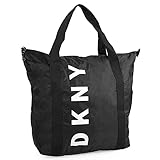DKNY - Borsa Donna Tracolla - Tote Bag. Borsa da Donna. Borsa Donna Similpelle - Borsa a Tracolla Donna Multiposizione. Borse Donna di Marca, Nero