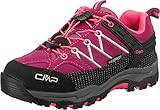 CMP Kids Rigel Low Trekking Shoes Wp, Scarpe da trekking Unisex - Bambini e ragazzi, Berry-Pink Fluo, 35 EU